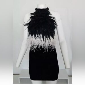 Gracia mini feather dress